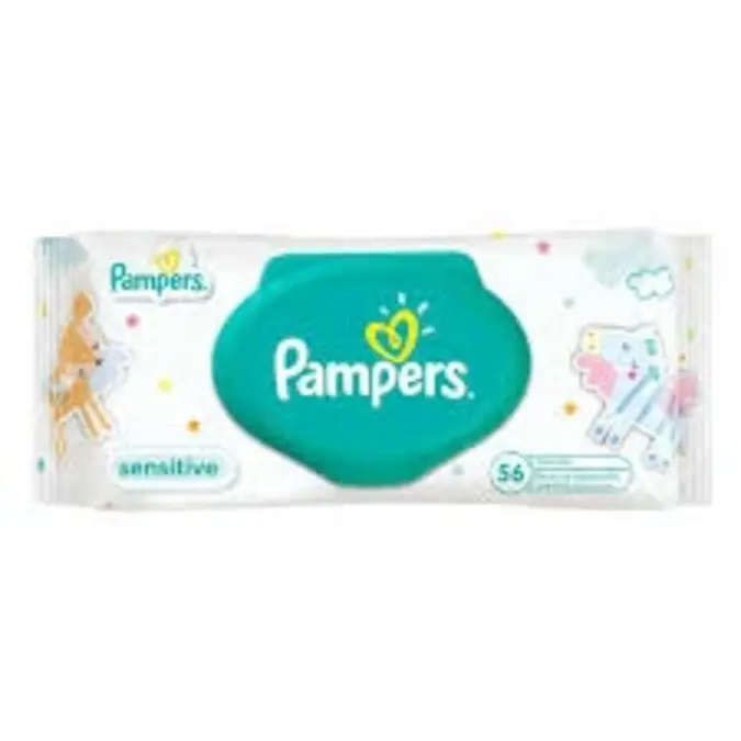 Pampers Baby Wipes Sensitive 56 Pieces